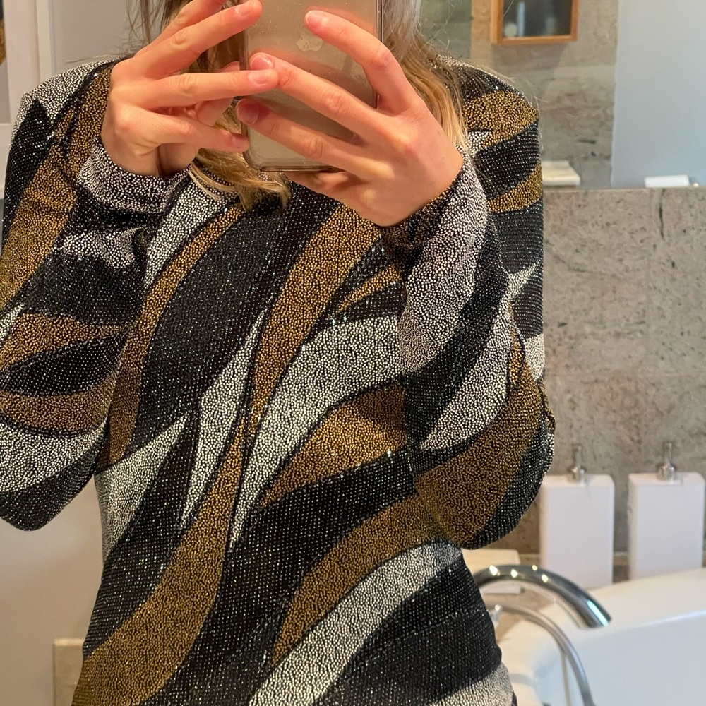 size M sparkly dress